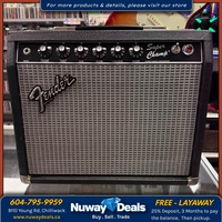 1982-83 Fender Super Champ Paul Rivera Blackface Tube Amplifier (rare)