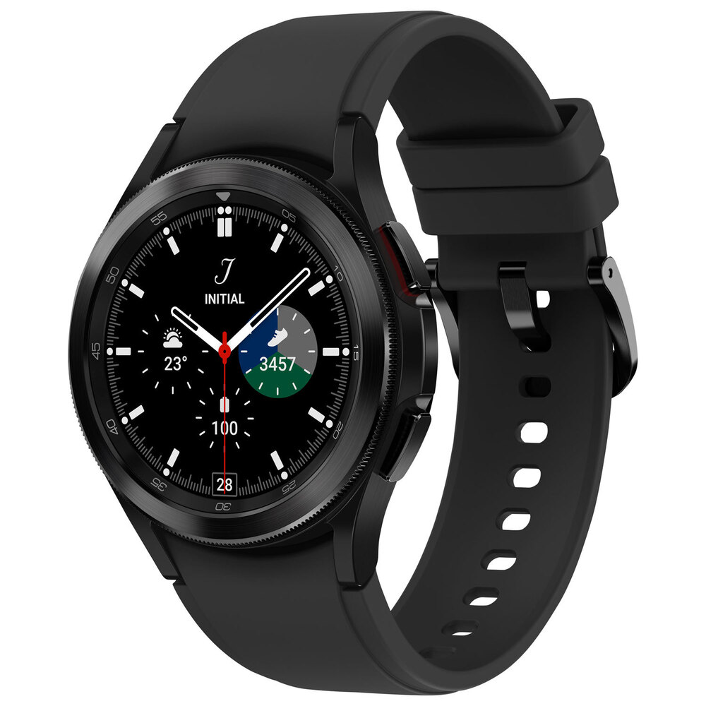 Samsung Galaxy Watch4 Classic 42mm Smartwatch with Heart Rate Monitor - Black 