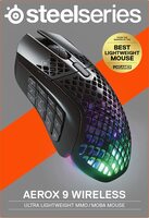 SteelSeries Aerox 9 Wireless  Ultra-Lightweight Wireless Gaming Mouse