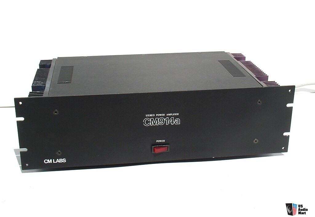 CM LABS 914A STEREO POWER AMPLIFIER, C1979 125Wx2 -STOCK PHOTO USED-
