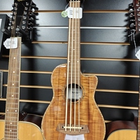 Denver Acacia Fretless Bass Ukulele with Gig Bag