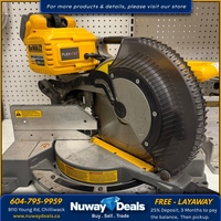 120V MAX* 12 in. Double Bevel Compound Miter Saw (Tool Only) Flexible Power