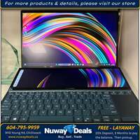 ZenBook Duo Dual Screen Laptop, 14" FHD Touch Display, Windows 11