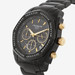 Men's Solar Chronograph Watch with 1/2 Carat TW of Diamonds in Black & Gold Tone