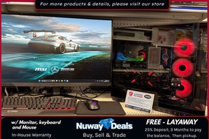 Msi Mag Pano Nuway Customs Gaming Computer Package 