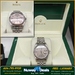 Rolex Datejust 36 Steel White Gold Bezel Silver Dial Vintage Mens Watch 16014 - 