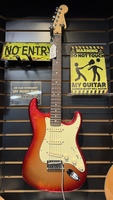 Fender American Deluxe (Elite) HSS Stratocaster Electric Guitar, Sunset Metallic