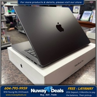 MACBOOK PRO 14.2 (2024) M4 10-Core CPU 10-Core GPU, 24GB Ram, 1TB SSD Storage