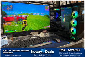MSI - Custom Gaming Computer Package with 48" Ultragear 4K OLED Gaming Monitor.